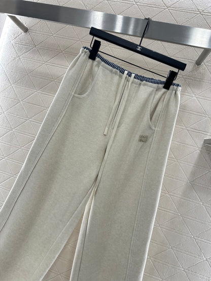 Mi 25 drawstring wide-leg trousers