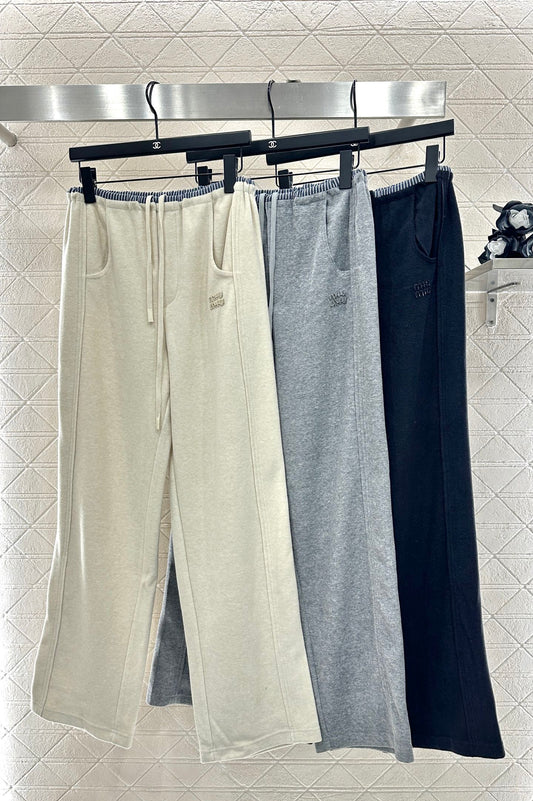 Mi 25 drawstring wide-leg trousers