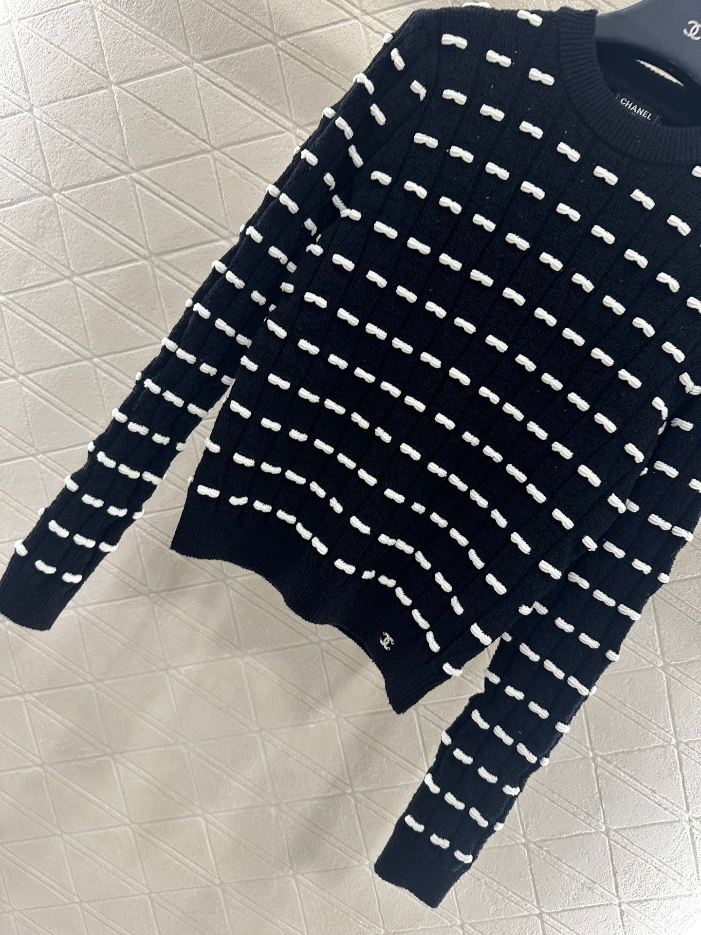 C 25 Bow Knitted Wool sweater