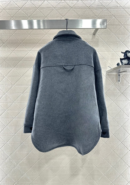 Pra 25 mid-length wool coat
