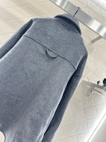 Pra 25 mid-length wool coat