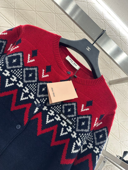 Mi 25 Scarf + Crochet Cardigan Two-Piece Set