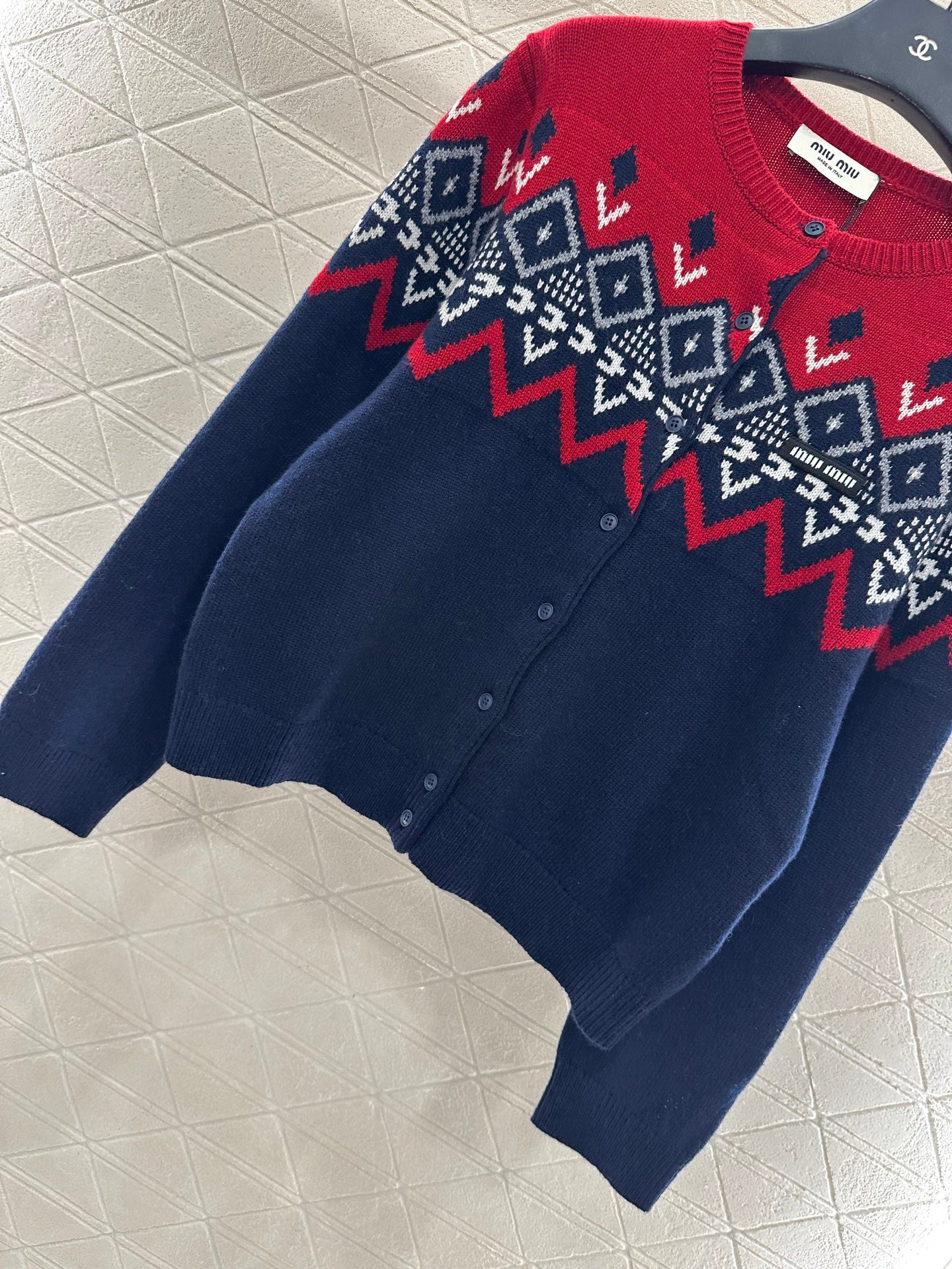 Mi 25 Scarf + Crochet Cardigan Two-Piece Set