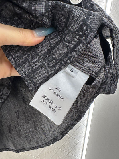 Di 25 jacquard lapel shirt
